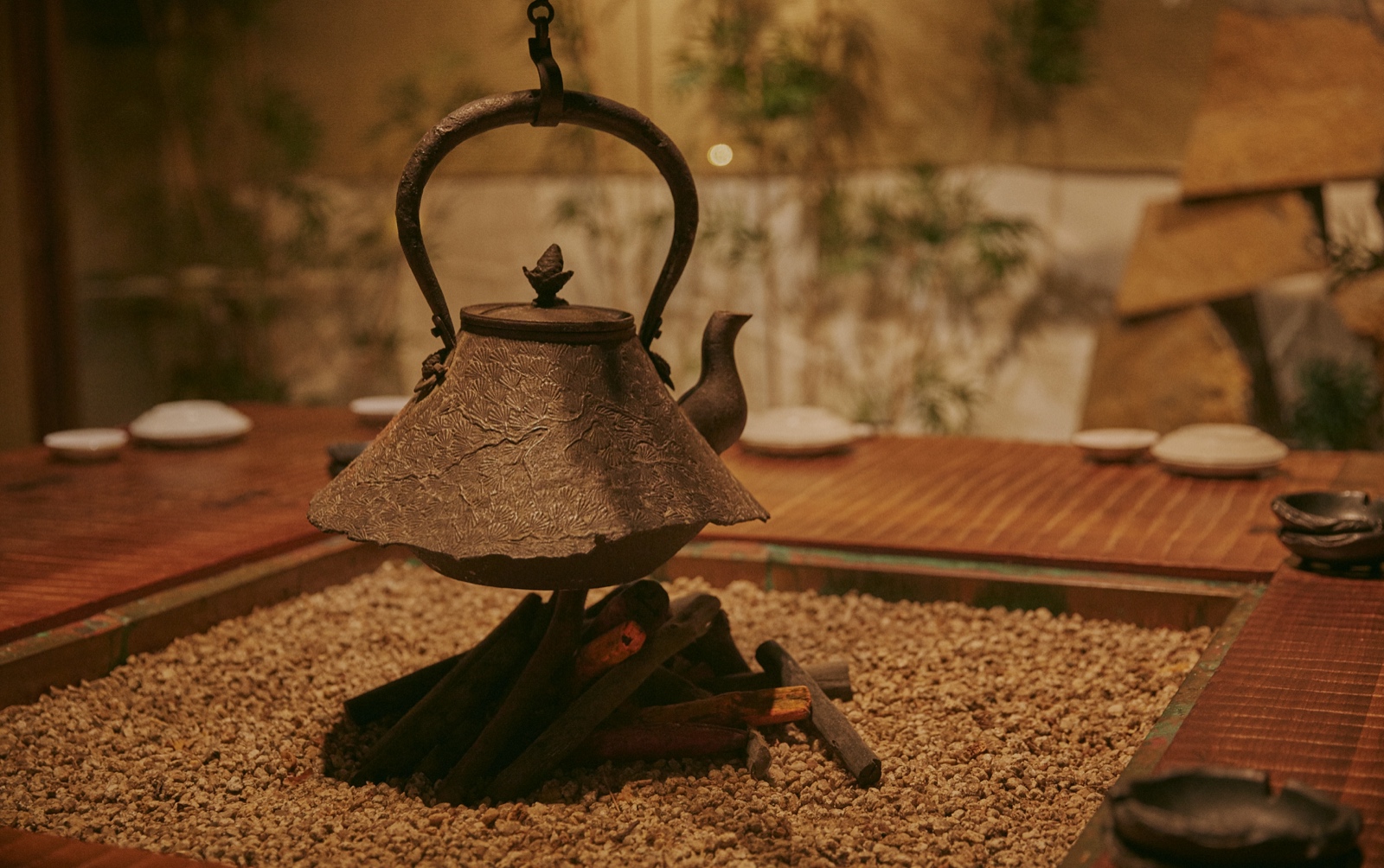 An authentic Table at Restaurant “Hatago”